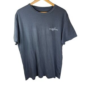 Grundens‎ Mens Gray Graphic Size Large Fishing Tee Shirt Outdoor Activewear